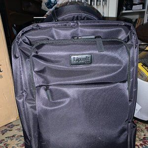 Lipault Black Backpack with Wheels
